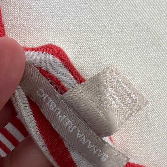 Banana Republic Striped Red and White Blouse - Picture 7 of 9